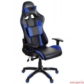 Chaise de bureau (gamer) Racer Bleu 