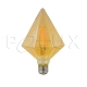 Ampoule LED décorative 360 ° Ambre DIAMOND B Z110 E27 450lm 4W, 2700K filament