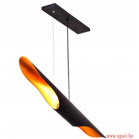 Lampe APP298-1CP black gold 60cm 