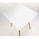 Table carré STELLA BIANCO 50x50