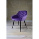 Fauteuil Dankor Design Velv violet 