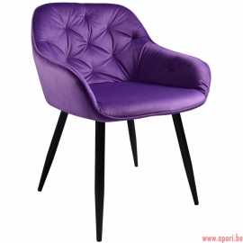 Fauteuil Dankor Design Velve violet 