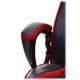 Chaise de bureau GIOSEDIO noir et rouge, modèle GPR041