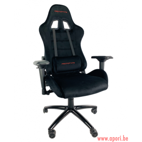 Chaise de bureau (gamer) DESMO FABRIC XL - ALCANTARA
