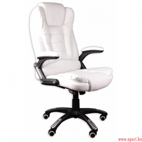 Chaise de bureau GIOSEDIO blanc, modèle BSB/002