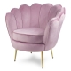 Fauteuil coquillage rose F101